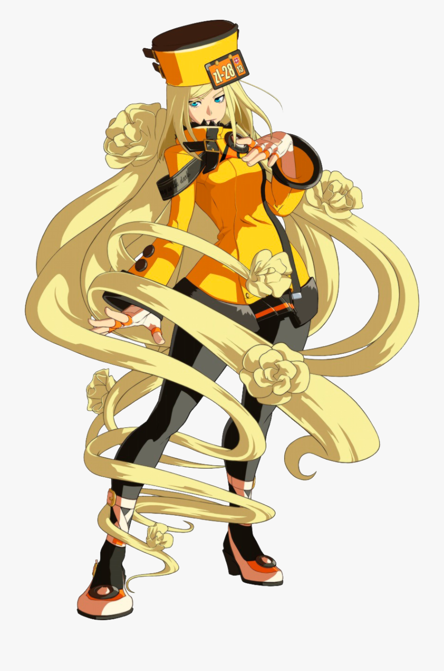 Transparent Guilty Clipart - Guilty Gear Xrd Hair, Transparent Clipart