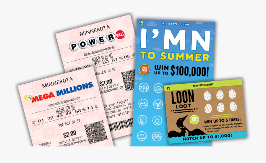 Transparent Raffle Tickets Png - Powerball, Transparent Clipart