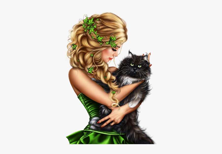 Black Witch Cat Drawing, Transparent Clipart