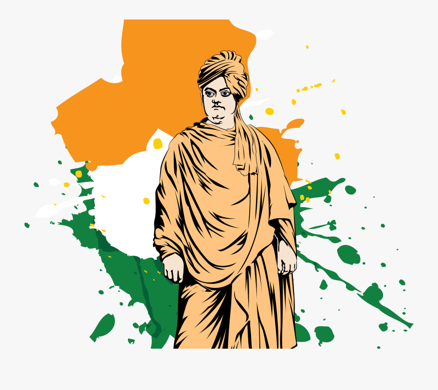 An Influence On Everyone From Mahatma Gandhi To Aldous - Art Of Swami Vivekananda, Transparent Clipart