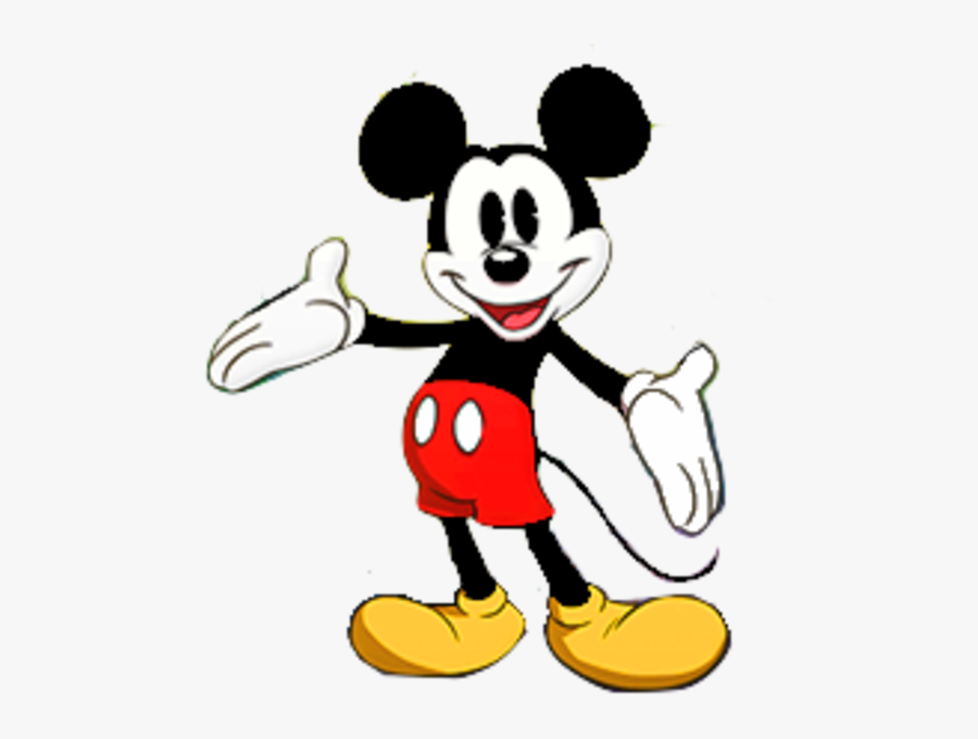 Transparent Apology Clipart - Eating Hot Dog Mickey Mouse, Transparent Clipart