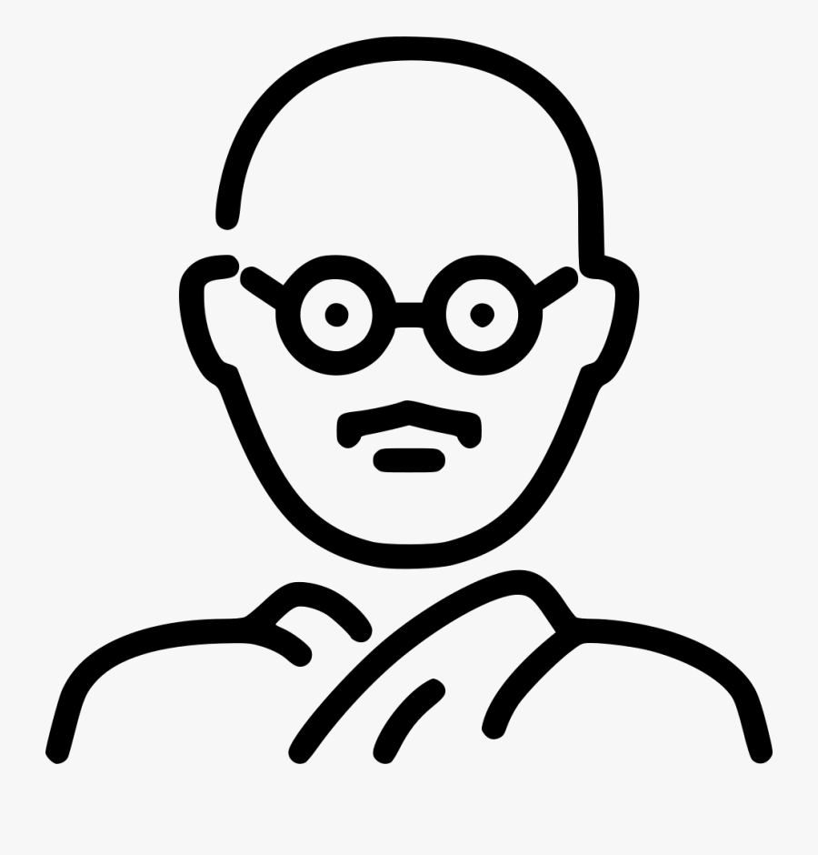 Svg Png Free - Gandhi Svg, Transparent Clipart