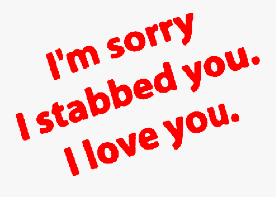 #aesthetic #red #text #quote #dark #sorry #love #apology - Red Aesthetic Dark Love, Transparent Clipart