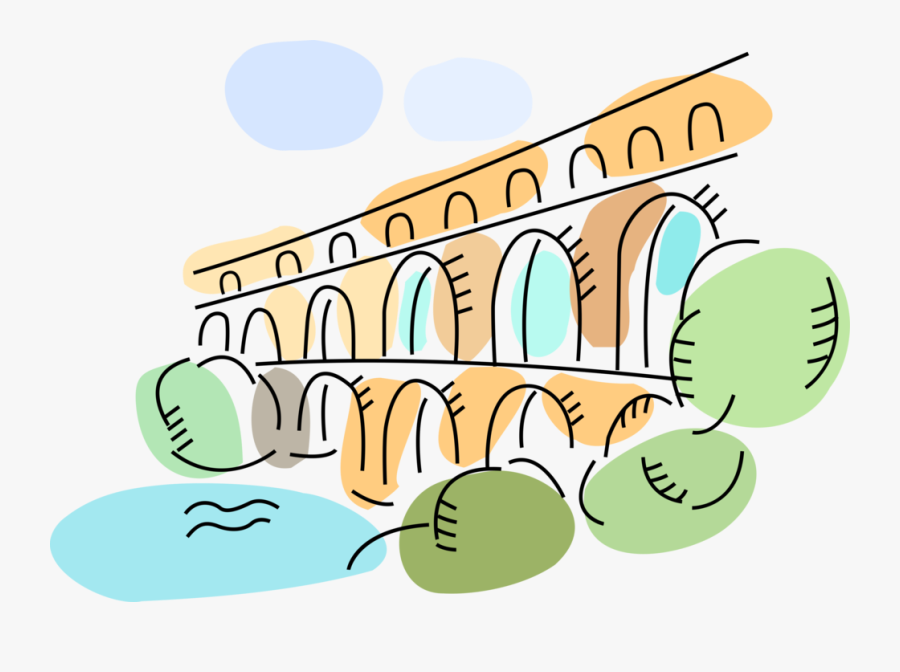 Aqueduct Clipart Transparent, Transparent Clipart