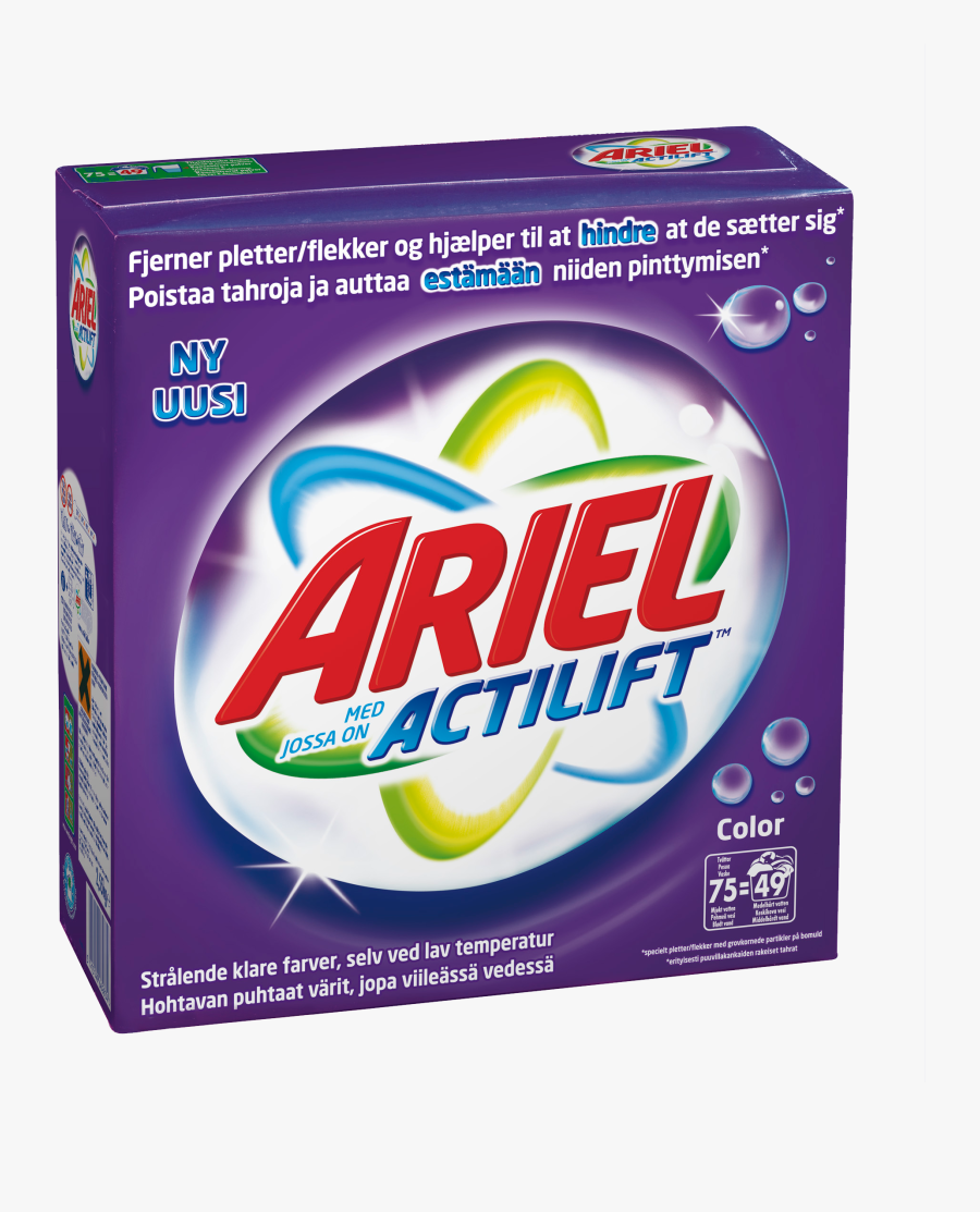 Laundry Clipart Tide Detergent - Ariel Actilift, Transparent Clipart