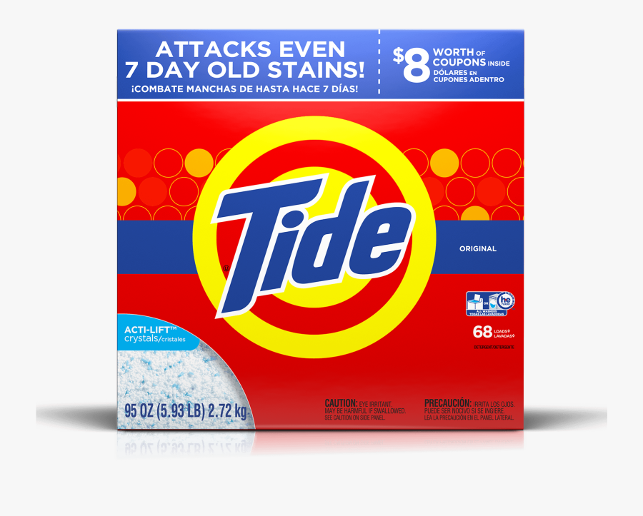 Washing Powder Png Images - Tide Detergent, Transparent Clipart