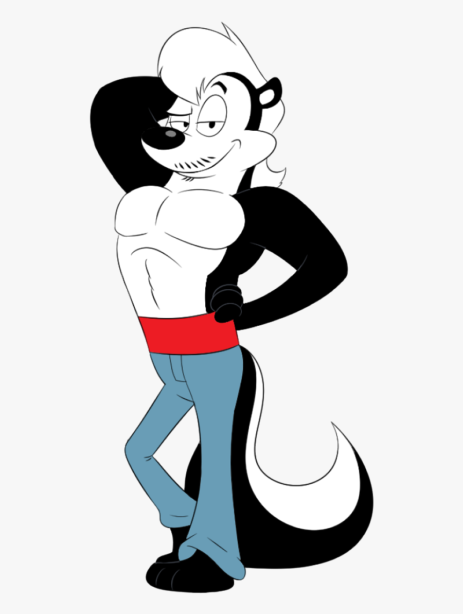 Ozzy Mofeta, New Looney Tunes-style - New Looney Tunes Pepe, Transparent Clipart