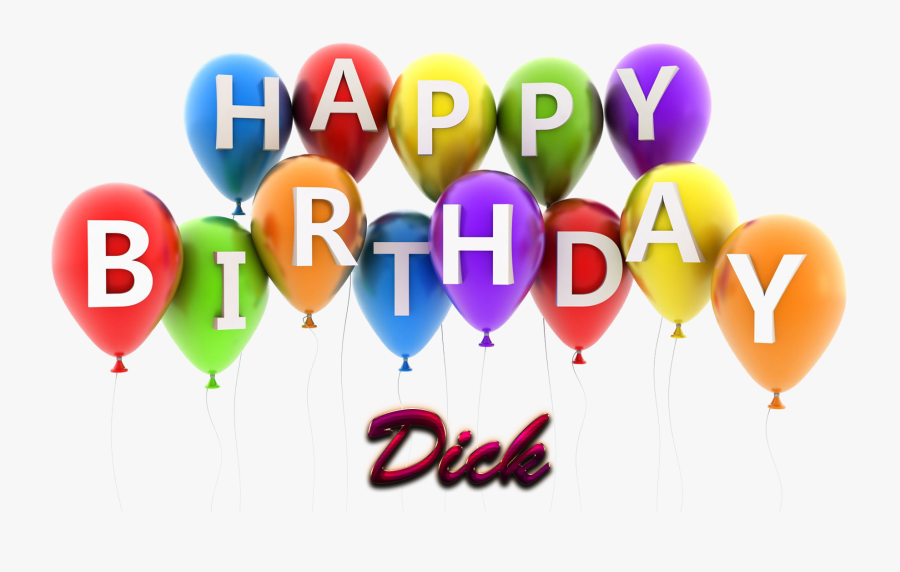 Dick Transparent Png Image - Happy Birthday Niece Balloons, Transparent Clipart