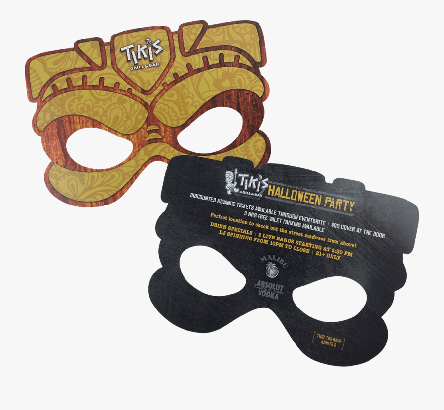 Print Tiki"s Mask - Mask, Transparent Clipart