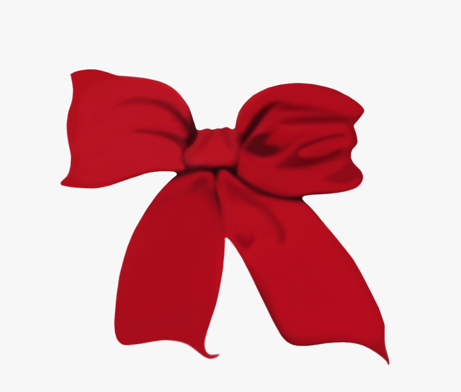 Red Christmas Bow Png - Motif, Transparent Clipart