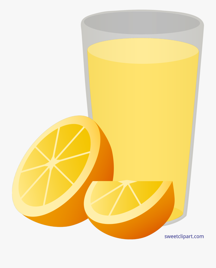 Juice Clipart Citrus - Cartoon Orange Juice Clipart, Transparent Clipart