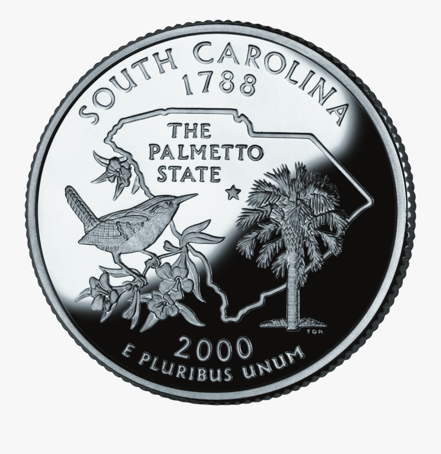 South Carolina Quarter, Transparent Clipart