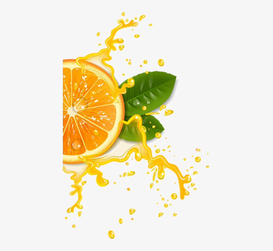 Tube Fruit, Orange Png, Splash - Lime Juice Vector Free Download, Transparent Clipart