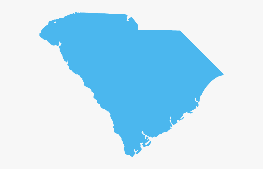 South Carolina Silhouette, Transparent Clipart