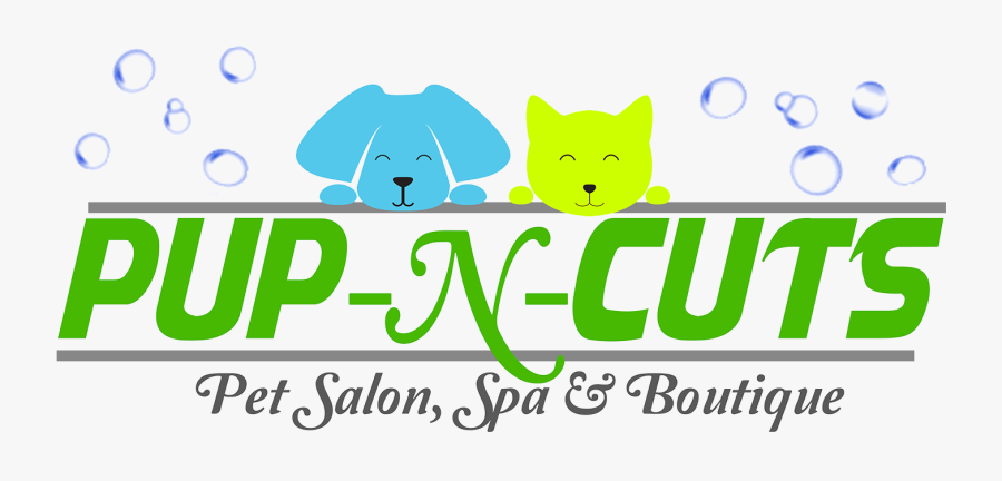 Pup N Cuts Logo - Cartoon, Transparent Clipart
