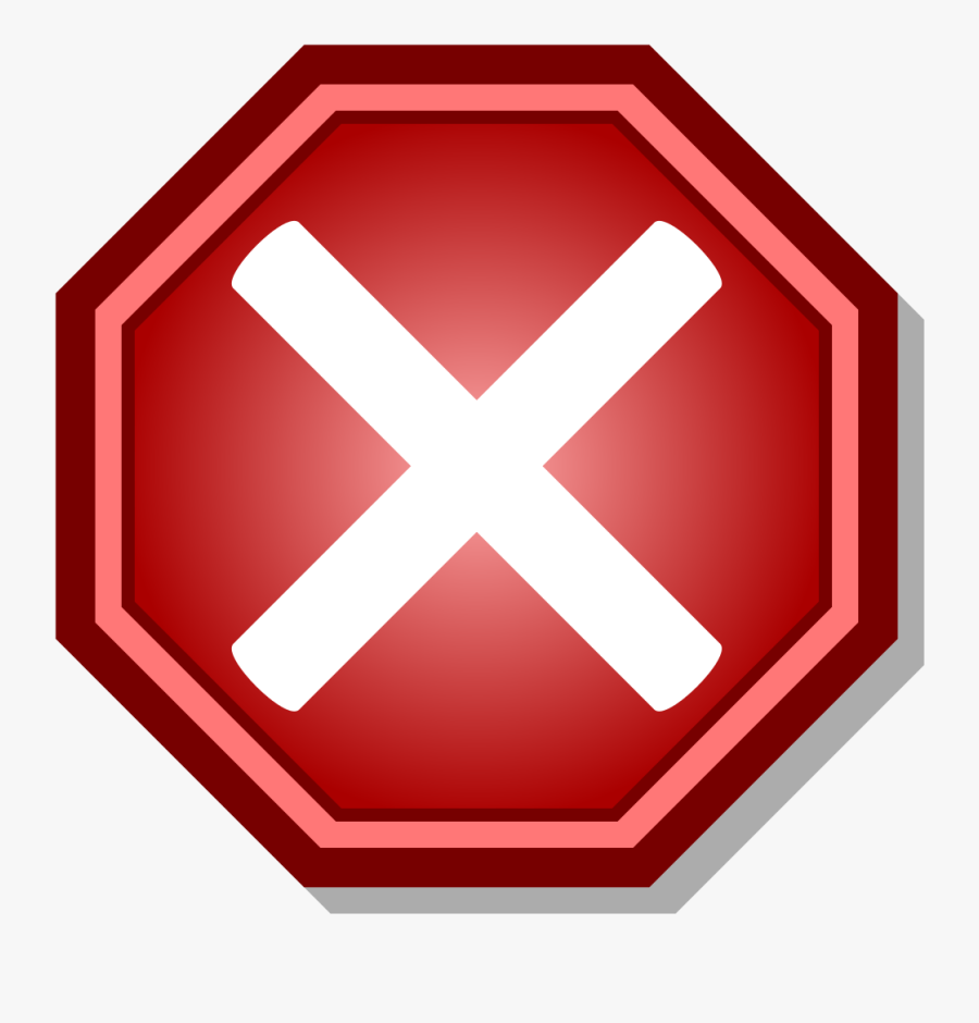 Transparent Cross Sign Png - Stop Sign With A Hand, Transparent Clipart