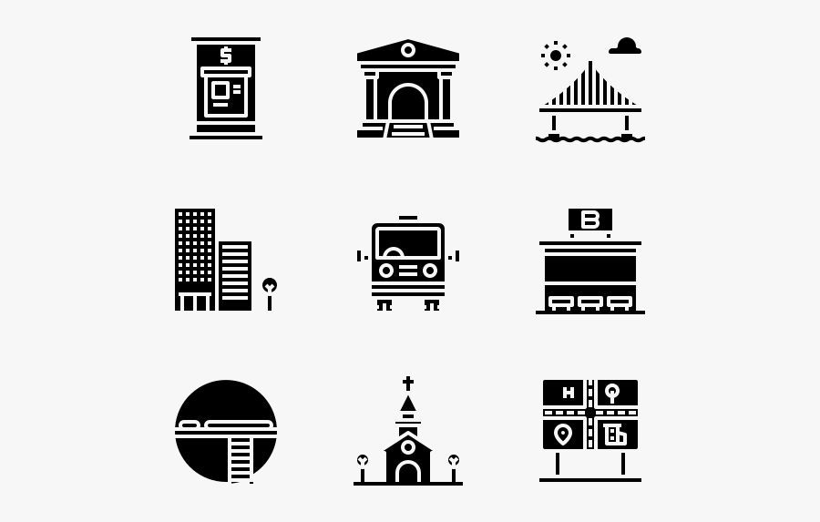 City Elements, Transparent Clipart