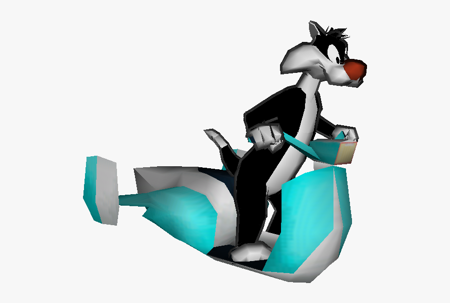 Clip Art Looney Tunes Space Race - Sylvester Space Race, Transparent Clipart