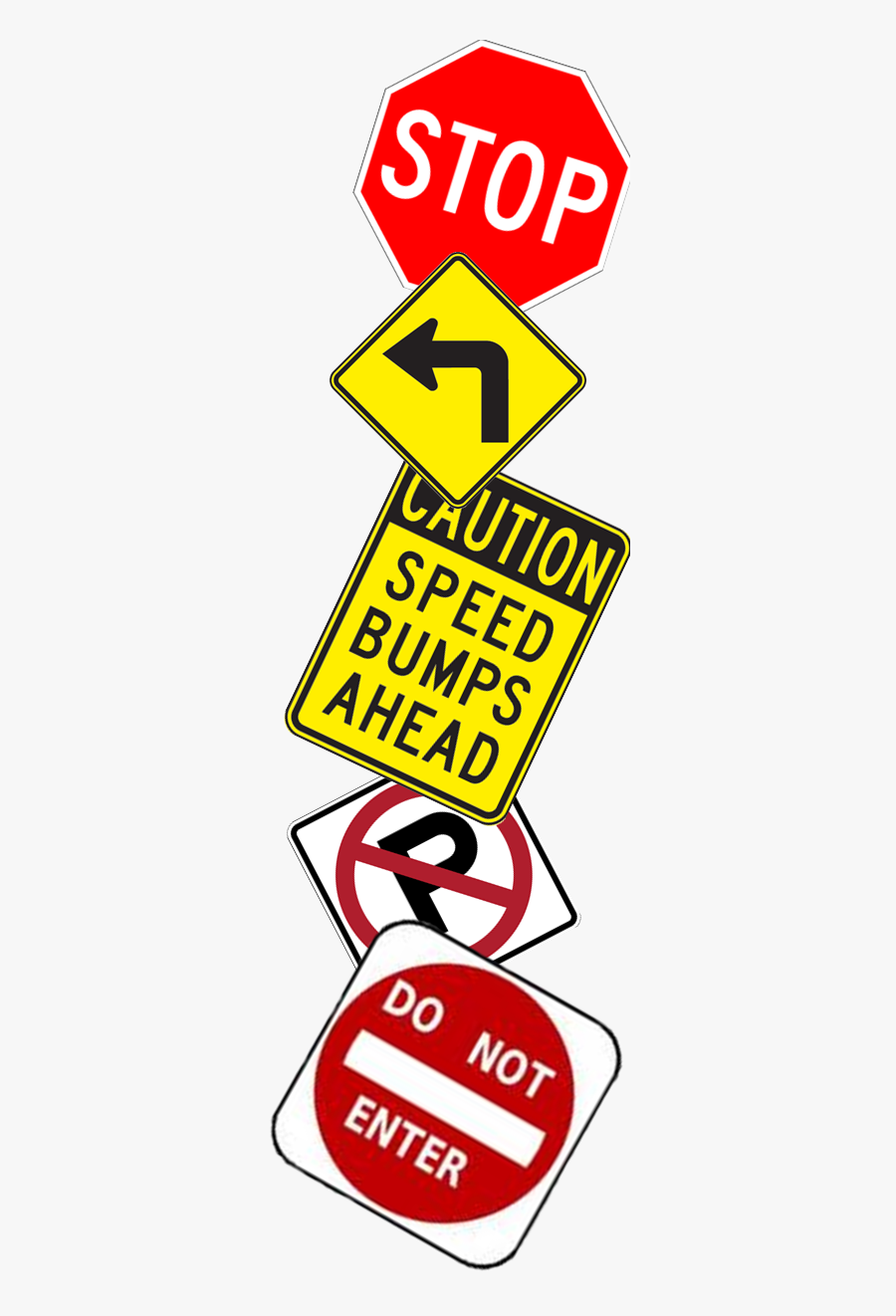 Speed Bump Ahead, 24x24, - Not Enter Sign, Transparent Clipart