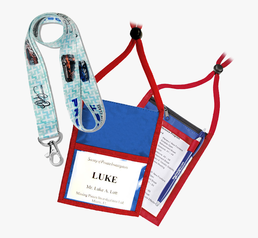 Name Badge Holders, Lanyards, For Conferences, Events - Keychain, Transparent Clipart