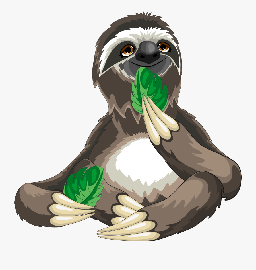 Sloth Cartoon Royalty-free - Sloth Cartoon, Transparent Clipart