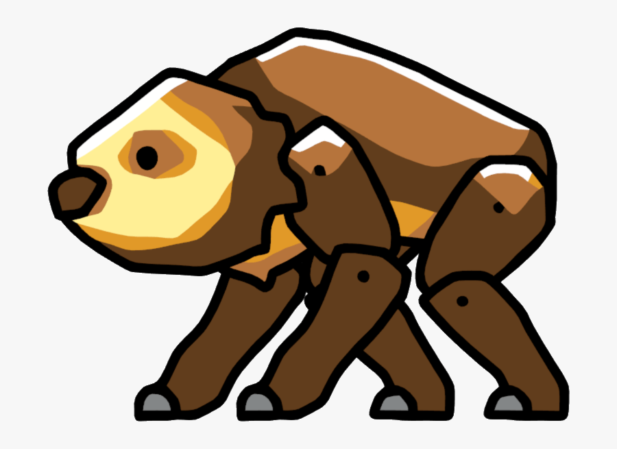 Scribblenauts Sloth - Scribblenauts Animals Png, Transparent Clipart