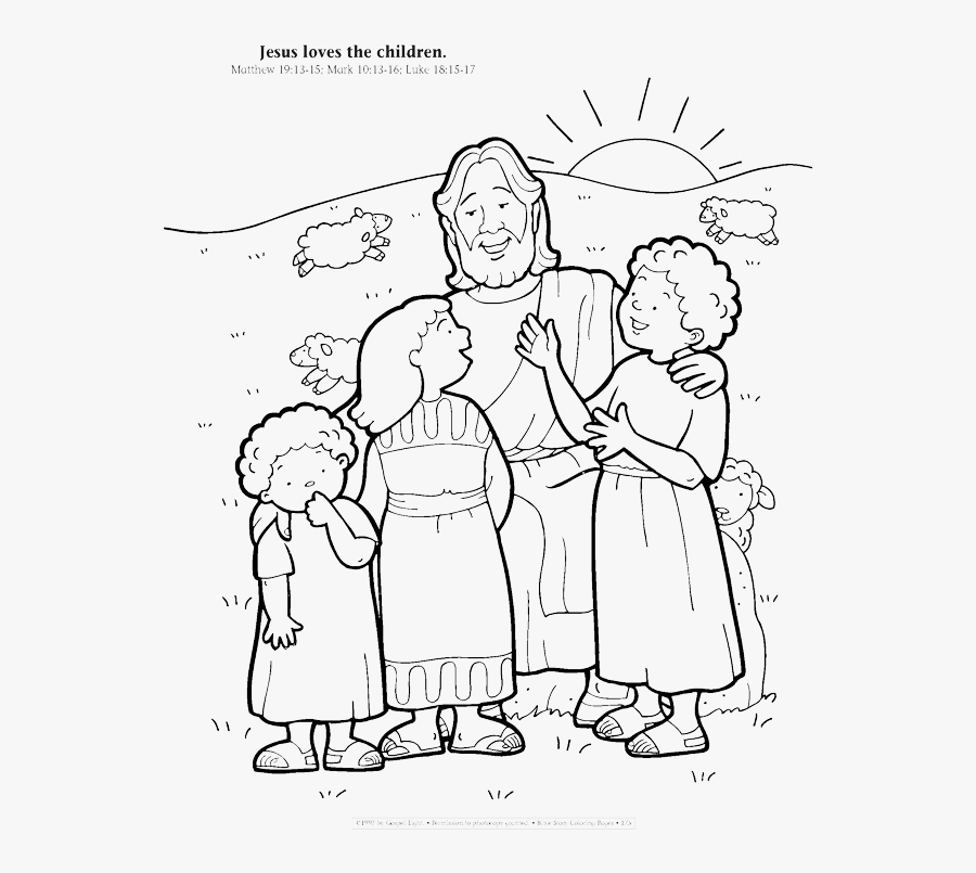 Colouring Page Luke 16 10 13, Transparent Clipart