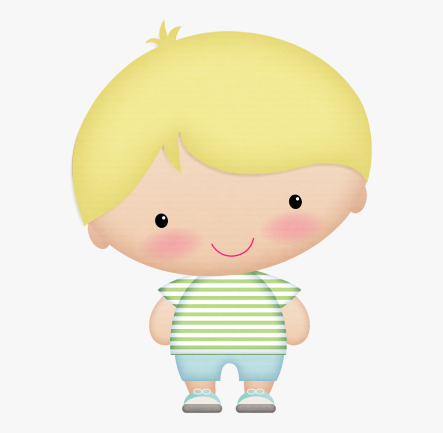 Blonde Family Cliparts - Cute Boy Clipart Png, Transparent Clipart