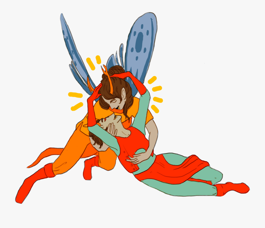 “cupid And Psyche ” - Cartoon, Transparent Clipart