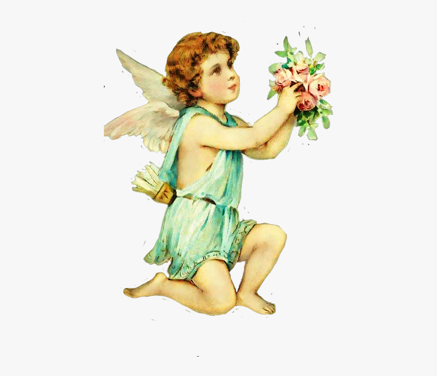 Angels Cherub Wings Vintage Tumblraesthetic Freetoedit - Angel, Transparent Clipart