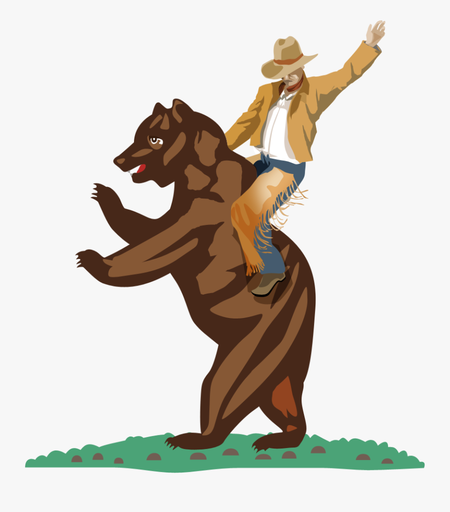 Bear Clipart Cowboy - Bear Republic California Red Wine, Transparent Clipart