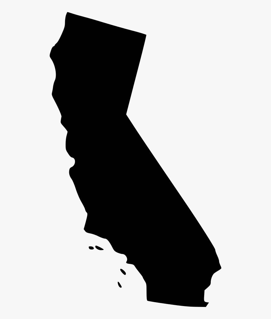 California Silhouette Png - California Black Clip Art, Transparent Clipart