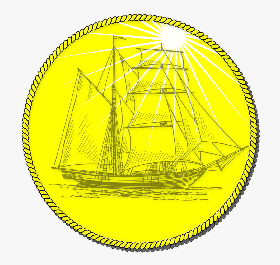 Free Golden Coin - Old Boat Clipart, Transparent Clipart