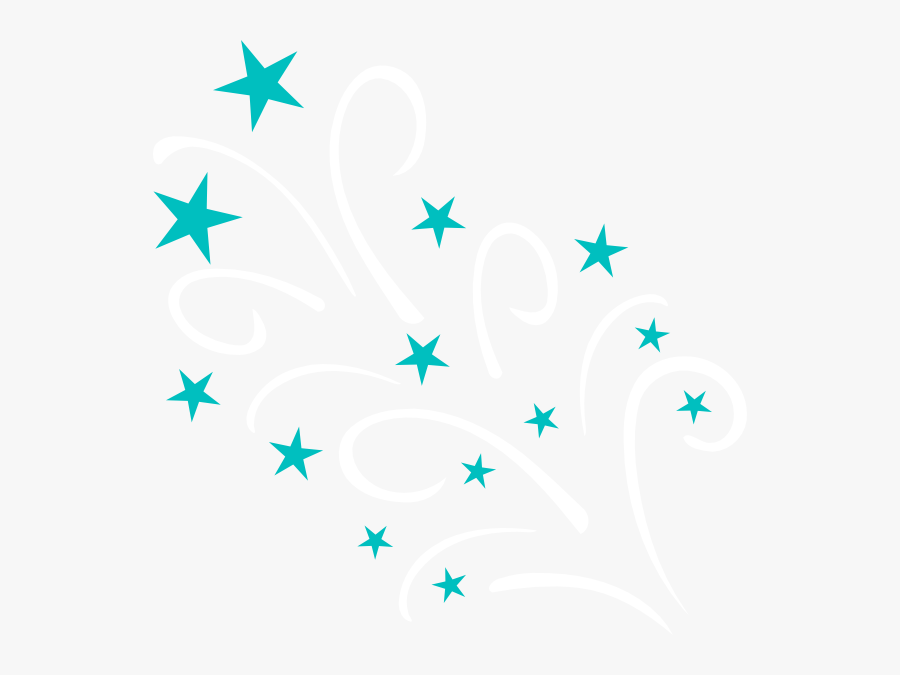 Shooting Stars Clip Art - Circle Of White Stars, Transparent Clipart