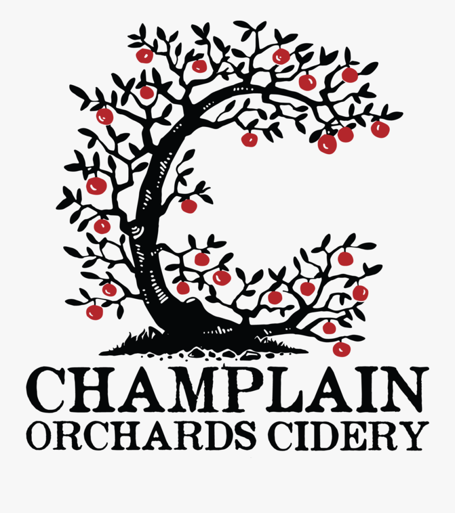 Cidery Logo Vertical Nobanner - Champlain Orchards Cider, Transparent Clipart