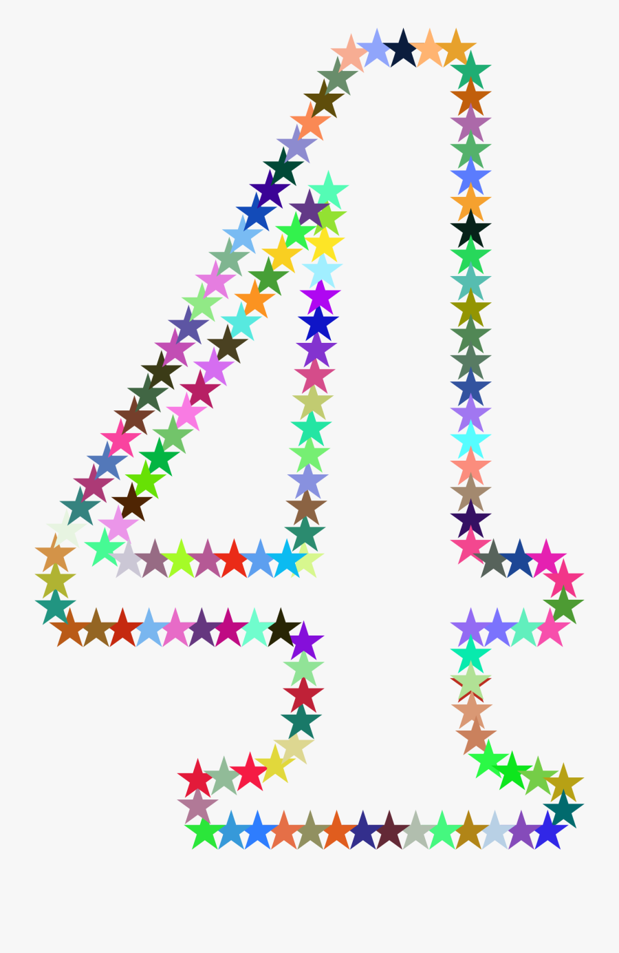 Four Stars Clip Arts, Transparent Clipart
