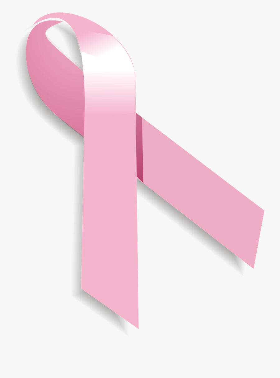 Pink Ribbon Clip Arts - Moño Rosa Cancer Png, Transparent Clipart
