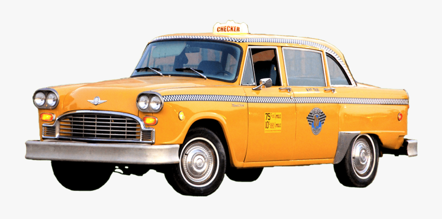 Yellow Taxi - Taxi Driver Movie Car, Transparent Clipart