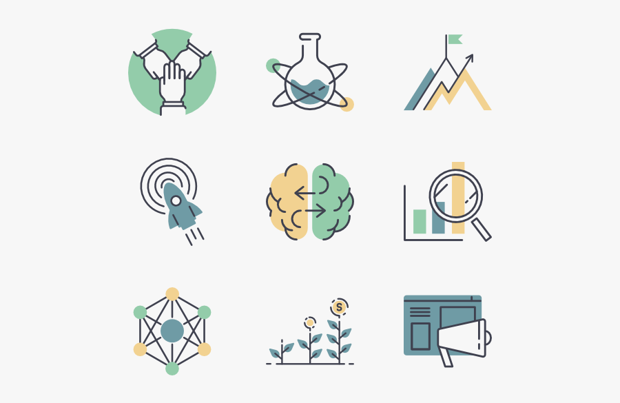 Powerpoint Vector Multi Colour, Transparent Clipart