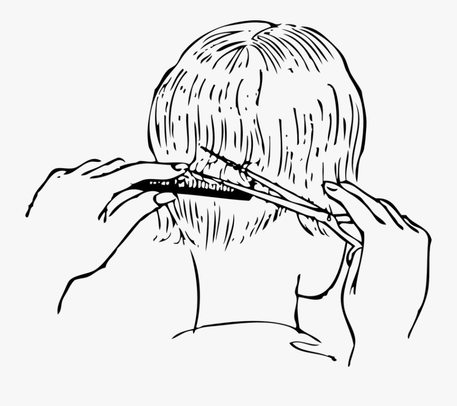 Barber, Haircutting, Head, Style, Fashion, Perfect - Clip Art On Hair Cutting, Transparent Clipart