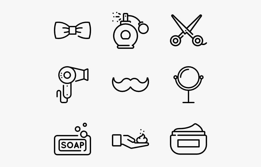 Clip Art Free Vector Hairdressing, Transparent Clipart