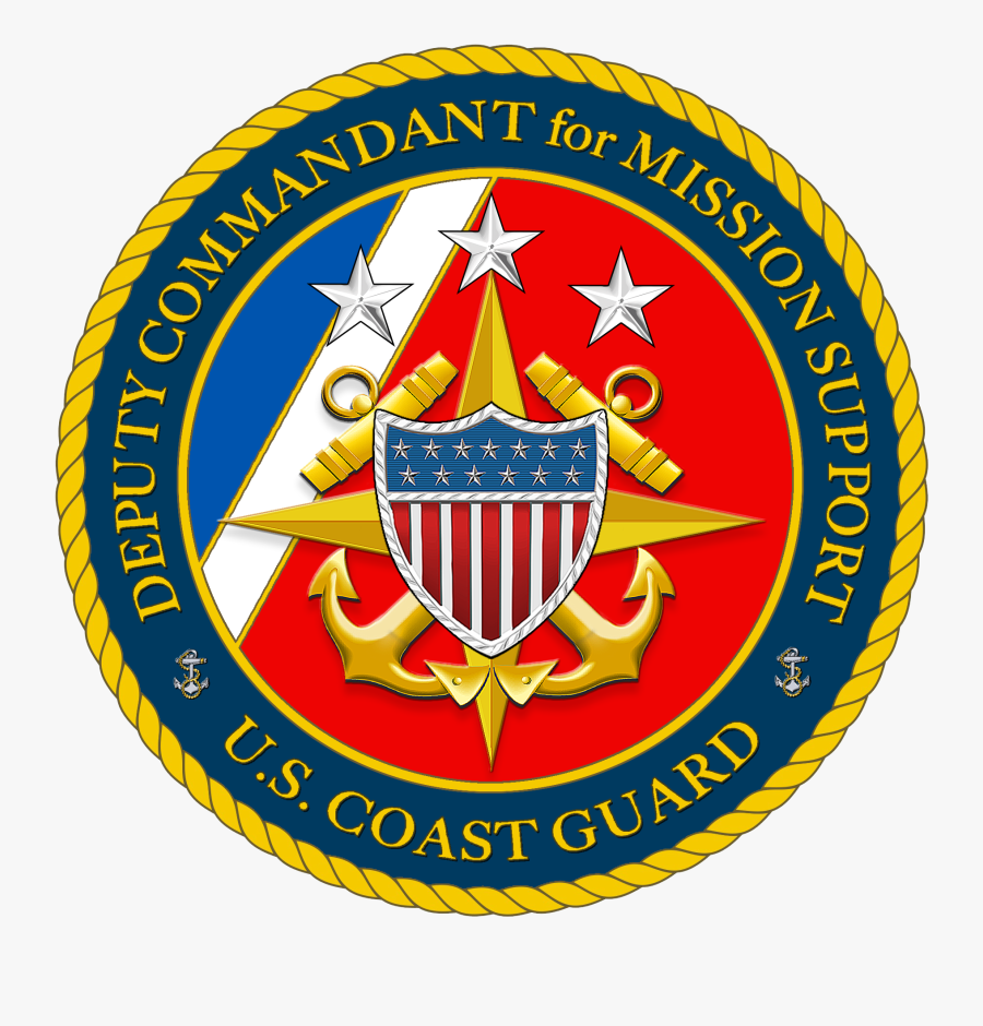 Clip Art Coast Guard Logos - Department Of The Coast Guard Logo, Transparent Clipart