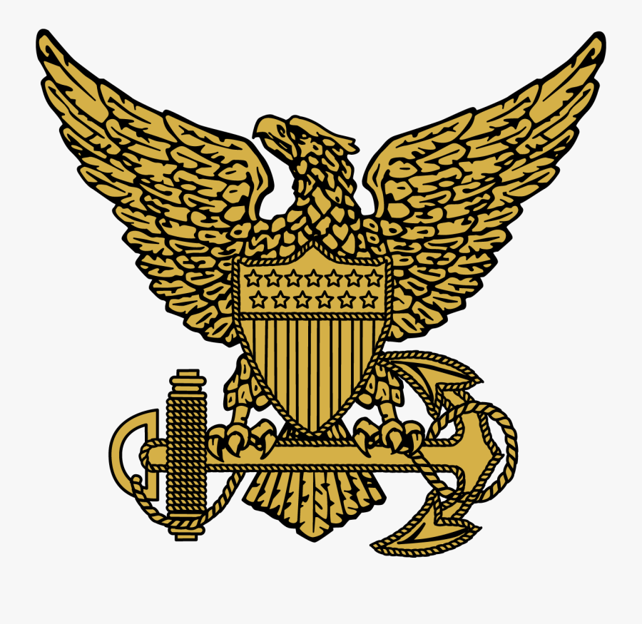 Transparent Coast Guard Png - Coast Guard Officer Eagle, Transparent Clipart