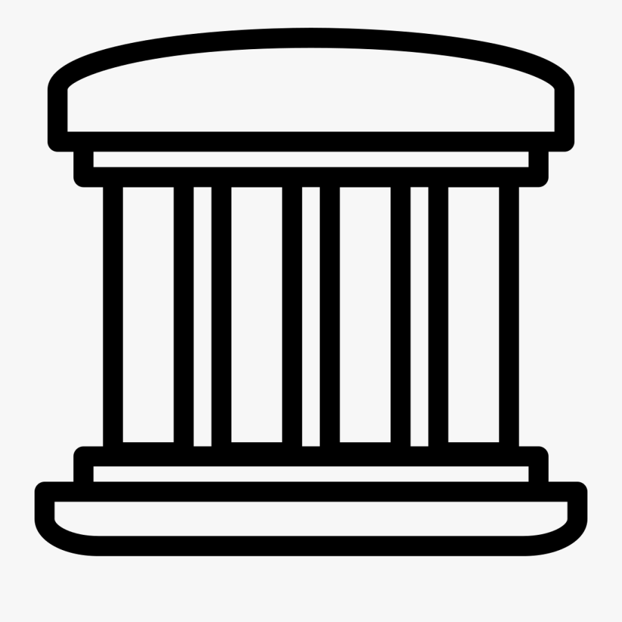 4 Pillar Icon, Transparent Clipart