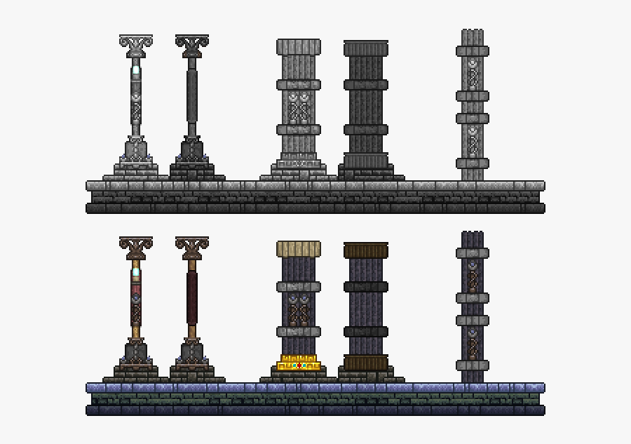 Clip Art Image Result For Building - Terraria Pillars Building, Transparent Clipart