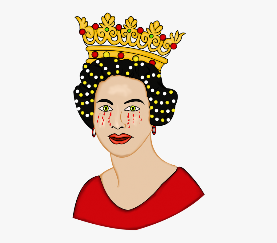 Crying Woman Tattoo Playing Card - Tato Gambar Cewek Menangis, Transparent Clipart