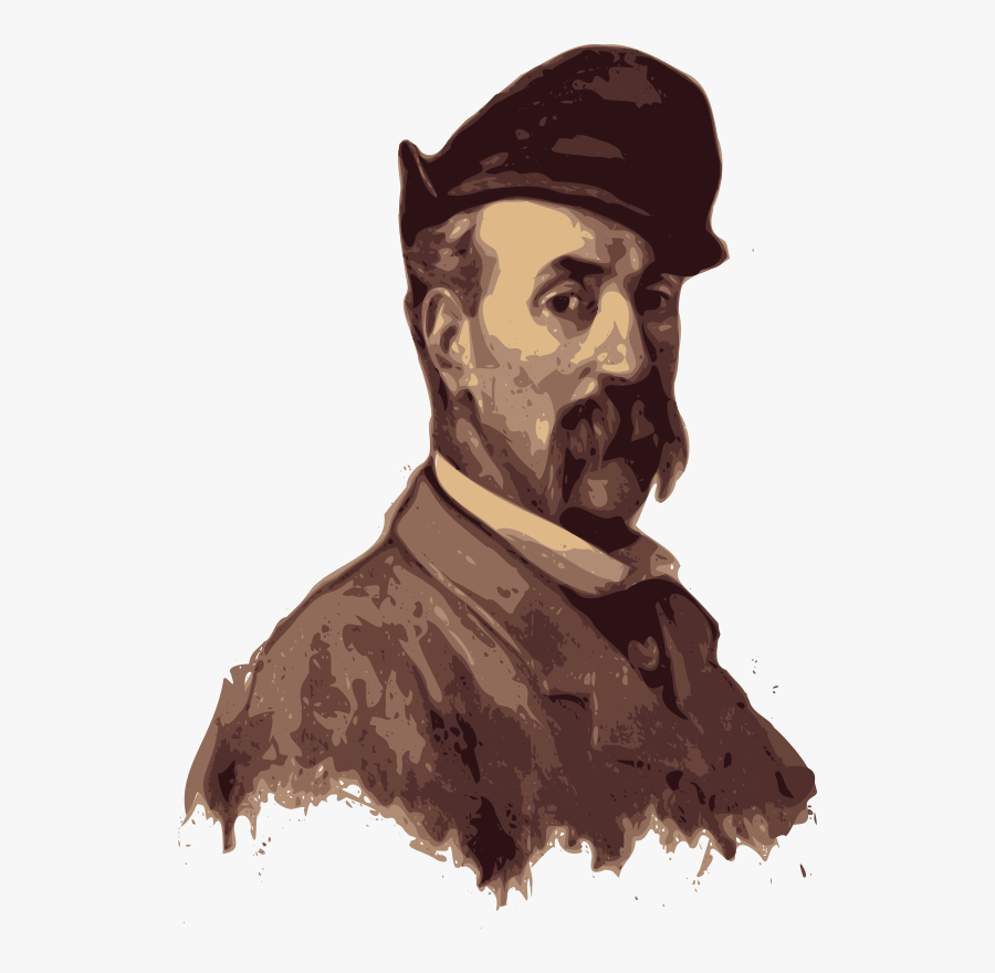 Head,art,gentleman - Giovanni Fattori, Transparent Clipart