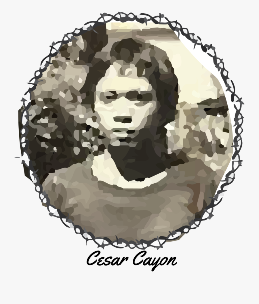Clip Art Camouflage Self Portrait - Cesar Cayon, Transparent Clipart