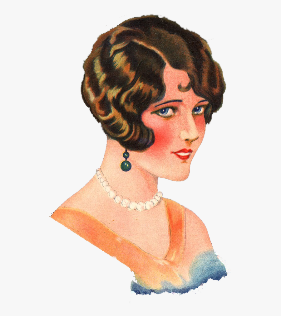 Free Vintage Retro Lady Image - History Of Advertising, Transparent Clipart