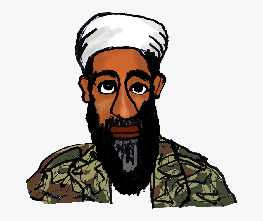 Osama Bin Laden Png - Osama Bin Laden Caricature, Transparent Clipart
